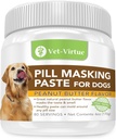 犬、ピーナッツバター味のためのピルマスキングペースト - パーフェクトペット薬は、病気、薬、カプセルを隠すのに役立ちます、天然成分とフレーバードッグスラブでパック