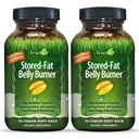 Irwin Naturals Stored-Fat Belly Burner - 72 液体ソフトジェル、2 のパック - 助け サポート 保存脂肪の故障 - 48 総サービング