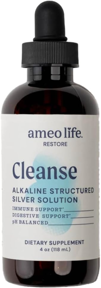 コロイダルシルバー液 - 30ppmのコロイドシルバーpHを配合した構造のシルバーウォーターを毎日免疫とグットサポート(4オンス)