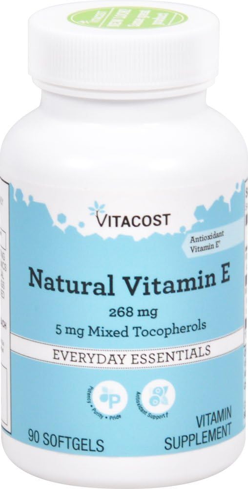 VitacostナチュラルビタミンE - 268mg - 90Softgels