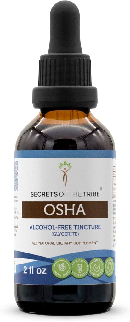 Tribe OSHAのチンキ剤のアルコール・フリーのエキス、高頻度草の低下、責任ある耕作されたOSHAのLigusticumのporteri Respiratoryシステム健康2のozからなされるチンキの秘密