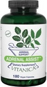 Vitanica Adrenal Assist, アドレナブルサポート, ビーガン, 180 カウント