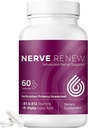 NERVE RENEWアドバンストNerveサポート - 300mg安定Rアルファリポ酸、ビタミンBコンプレックス、Benfotiamine、高速機能サポートのためのハーブ