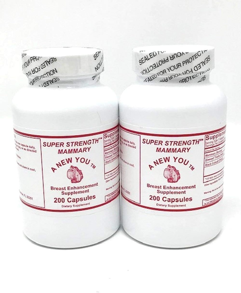 Super Strength Mammary Capsules For Crossdressing Men And Trans-Women 400 Capsules