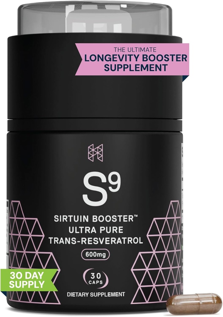 HPN Nutraceuticals SIRTUIN、98%超純粋なトランスレスベラトロール抽出物、Sirtuinの活性化剤、98%のトランスレスベラトロール抽出物の600のmg、30カプセル