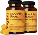 Rhodiola Roseaの砂糖の自由なグミー(2のパック)、食事療法の補足、1500mg、60のグミーそれぞれ(120合計)、自然な果実味