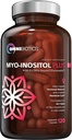 OmniBiotics Myo-Inositol&D-Chiro Inositolサプリメント 40:1 女性のためのホルモンバランスの比率 - 女性のサプリメントは、生殖の健康とオワリアン機能をサポートする。 非GMO - 120ビーガンカプセル