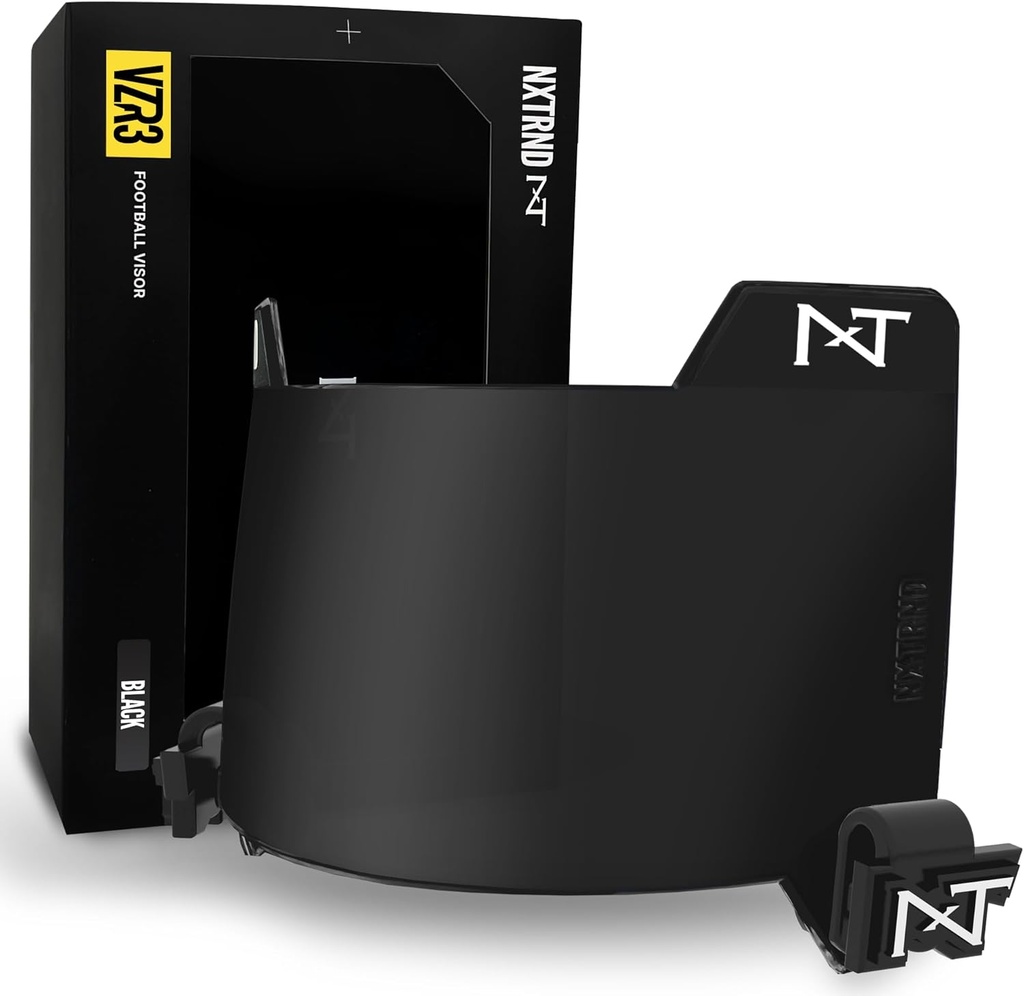 Nxtrnd VZR3のフットボールのバイザー、曲げられたレンズの技術、適合の大人及び青年のフットボールのヘルメット