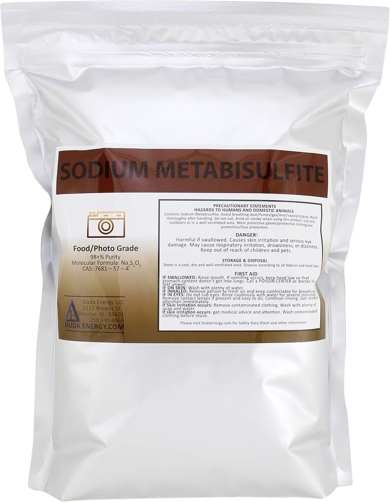 Dudaのエネルギーmeta05ナトリウムのメタ重亜硫酸塩の食品等級/写真の等級98、5のlb。