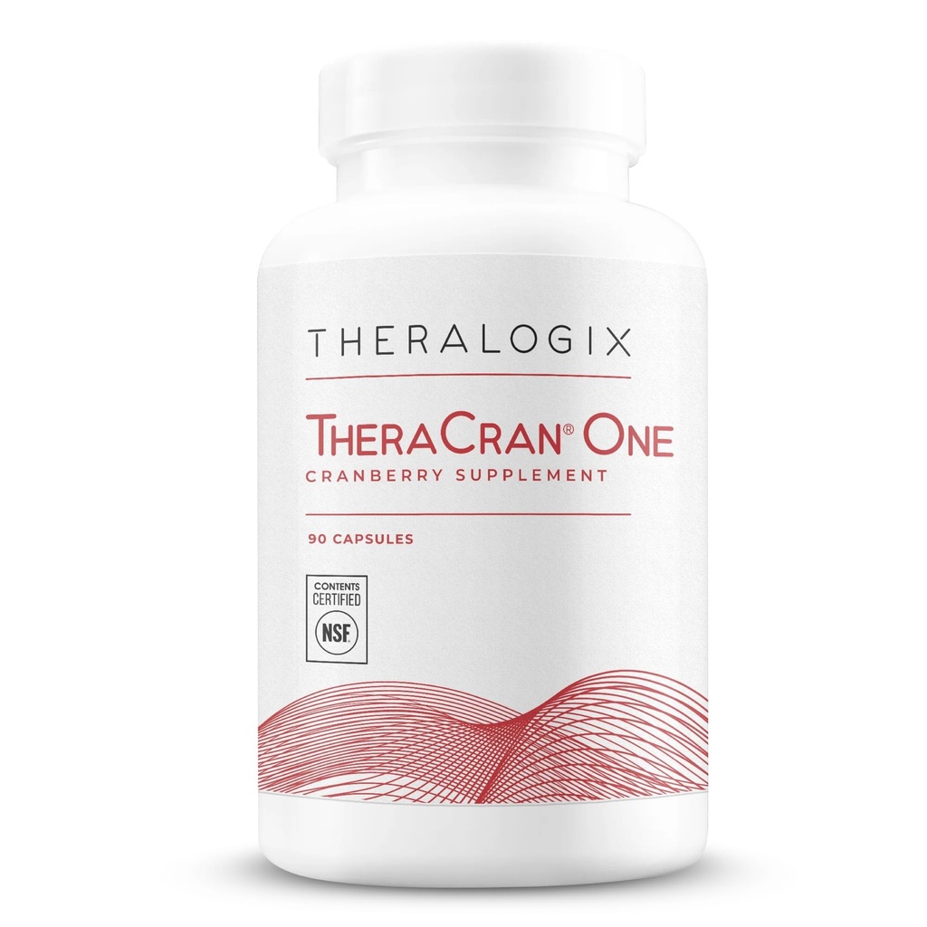 Theralogix TheraCran One Cranberry カプセル - 90 日の供給 - 男性と女性のためのサプリメント - 尿路の健康をサポート* - 36 mg カプセルあたりの溶性PAC - NSF 認定、90 カウント(パッケージ 1))