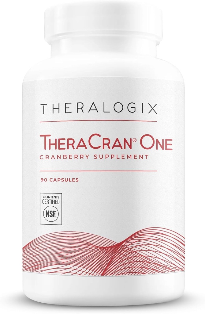 Theralogix TheraCran One Cranberry カプセル - 90 日の供給 - 男性と女性のためのサプリメント - 尿路の健康をサポート* - 36 mg カプセルあたりの溶性PAC - NSF 認定、90 カウント(パッケージ 1))