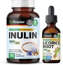 BIO KRAUTER インリン 100 カプセル & リコリス ルート チンチャー 2 Fl. Oz.