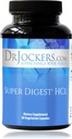 ジョッカーズ博士、ガット健康サプリメント、ベタインHCl、ペプシン、HCLサプリメント、ベタイン塩酸塩、90日の供給、HCLベタインと消化酵素による超消化HCL