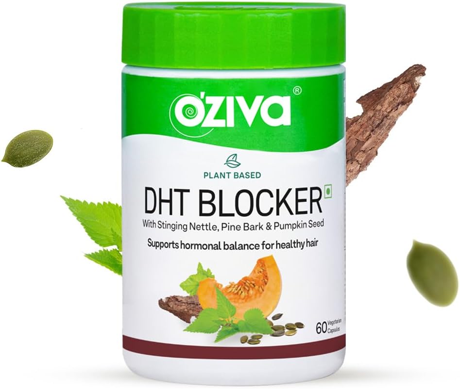 OZIVAの植物はDHTのブロッカーのカプセルを基づかせていました|60の計算 イラクサ、ベタのシトステロール、カボチャの種、毛の滝制御及びFollicleの刺激(60の計算)のためのパインの吠えて下さい
