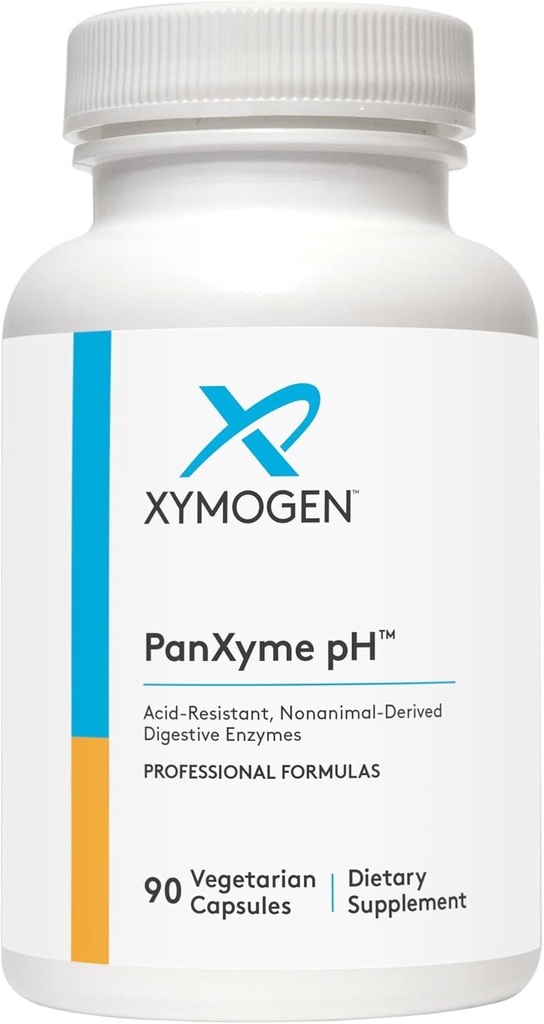 XYMOGEN PanXyme pH - 腸の健康のための消化酵素 - アミラーゼ、リパーゼ、およびプロテアーゼ酵素サプリメント - 消化器サポートのための腸の健康サプリメント - グルテンフリー + ビーガン(90カプセル)