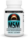 源のNaturals MSM (methylsulfonylmethane)、食事療法の硫酸塩の補足、1,000 MG - 60のタブレット