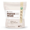 NutraOne ProteinOneビーガン植物ベースのプロテインパウダービーガンプロテインパウダー、乳製品フリー、エンドウ豆とライスプロテイン(バニラアイスクリーム)