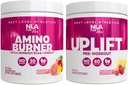 NLA for Her Pre/Intra Workout Stack (Thermogenic Amino Hawaiian Sunset とUplift Pre Workout Raspberry Lemonade を含む)
