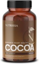 Nutriissa Cocoaカプセル2000mg - 高度な心の健康、ニトリオキサイド&循環サポート - 500mgココアフラバノール - 純度&効力認定EPEB - ビーガン、120カプセル、40サービング