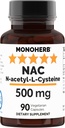 N-アセチル-L-Cysteine - NAC - 500 mg - 90 ベジッドカプセル