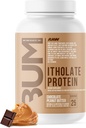 RAW Whey Isolate Protein Powder, Chocolate Peanut Butter (CBUM Itholate) - 100% Grass-Fed Sports Nutrition Powder for Muscle Growth & Recovery - Low-Fat, Low Carb, Naturally Flavored - 25 Servings