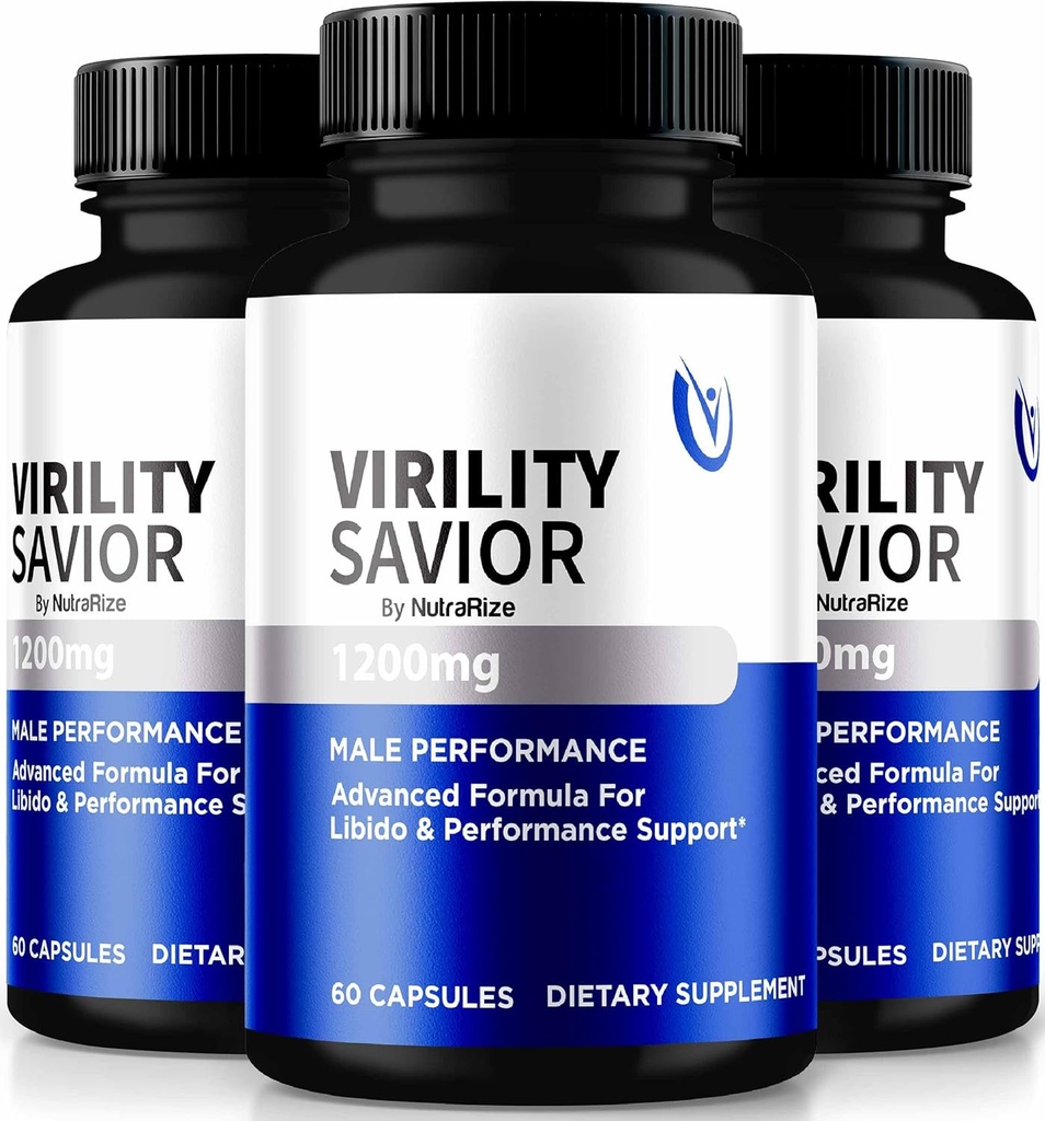 (3パック)男性のための敏捷性Saviorカプセル、公式のVirilitySavior男性フォーミュラ、最高のパフォーマンスと自信のためのプレミアムPills、全体的な健康とウェルネスのためのオールナチュラルサポート(180カプセル)