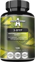 5-HTP 150 カプセルあたり mg - 120 ビーガンカプセル - 4 ヶ月の供給 - グリフォニア シンプリシフォリア種子エキス - 気分と幸福を強化 - アポロのヘゲモニーによる栄養補助食品