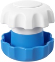EZY DOSEのビタミンのための丸薬そして粉砕機、貯蔵のコンパートメント、子供、ペット、高齢者、楽に罰金の粉、使いやすい設計、青、BPAの自由な薬をクラッシュさせます