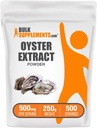 BulkSupplements.comオイスターエキスパウダー - 亜鉛サプリメント、全オイスターシェルから - グルテンフリー、給食あたりの500mg、250g(8.8オンス)(パッケージ1)