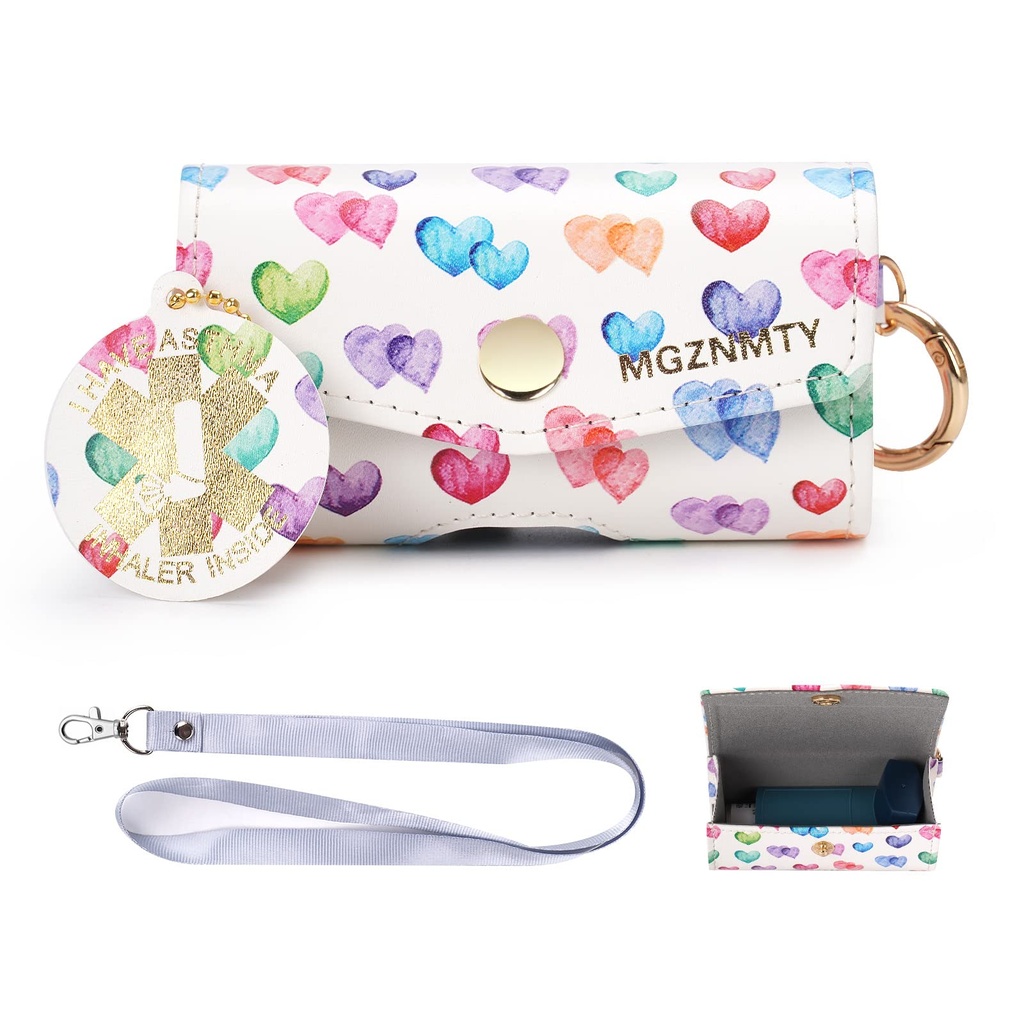 MGZNMTYの喘息の吸入器の場合、運送および旅行ホールダーの箱は大人および子供(ONLY CASE)のための便利な吸入器と互換性がある(中心を進水させる)
