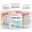 女性600mg 30のパックのためのホウ素酸の坐骨 - 臭気及びイースト解決のホウ素酸の坐骨 - PHのバランス及び腟の健康のための腟の坐骨 - 女性のための腟の病気の解決