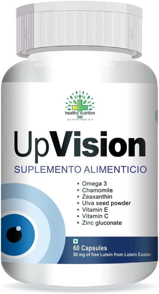 Omega-3、ビタミンE、VIT A、VIT C、Lutein、Zeaxanthin、VIT B2ベジタリアン60カプセルパック1
