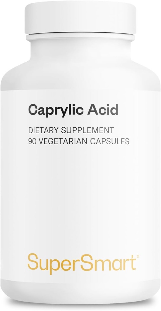 Supersmartのカプリル酸の補足 1350mg/日(MCTオイルから) - 中鎖のトリグリセリドの飽和脂肪酸 - オクタノ酸 | NO-GMO及びグルテンフリー- 90のベジタリアンのカプセル