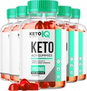(5パック) Keto IQ - 公式Keto IQ ACV Gummies Premium All Natural 1050mg、KetoIQ Apple Cider Vinegarアドバンストフォーミュラ、KetoIQのレビュー、KetoIQ Gummys ACVサポート、5ヶ月間300ガミー