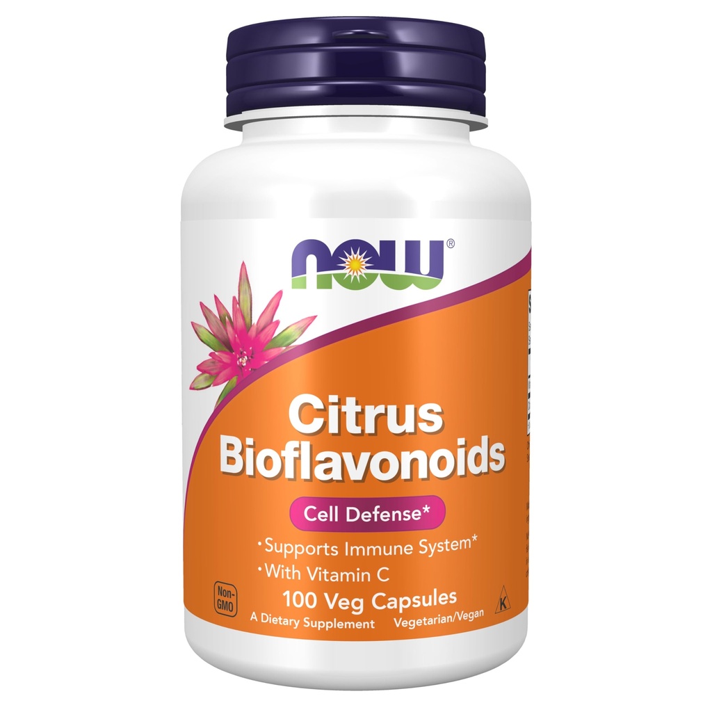 NOWの補足、Citrus Bioflavonoids 700mgは、免疫システム*、細胞の防衛*、100カプセルを支えます