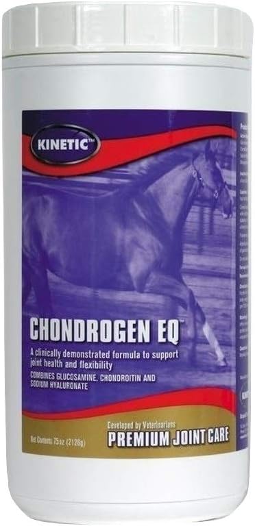Kinetic Technologies 044022 Chondrogen Eq Powder for Horse Joints Molasses (150 Dose), 75 oz