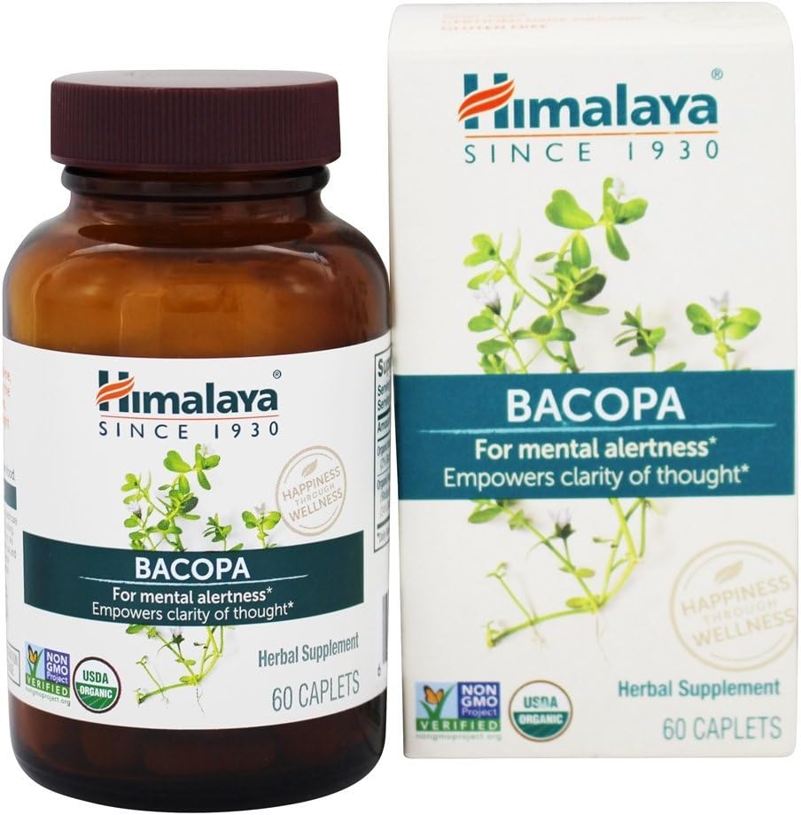 Himalaya の草のヘルスケア Bacopa - 60 の小冊子