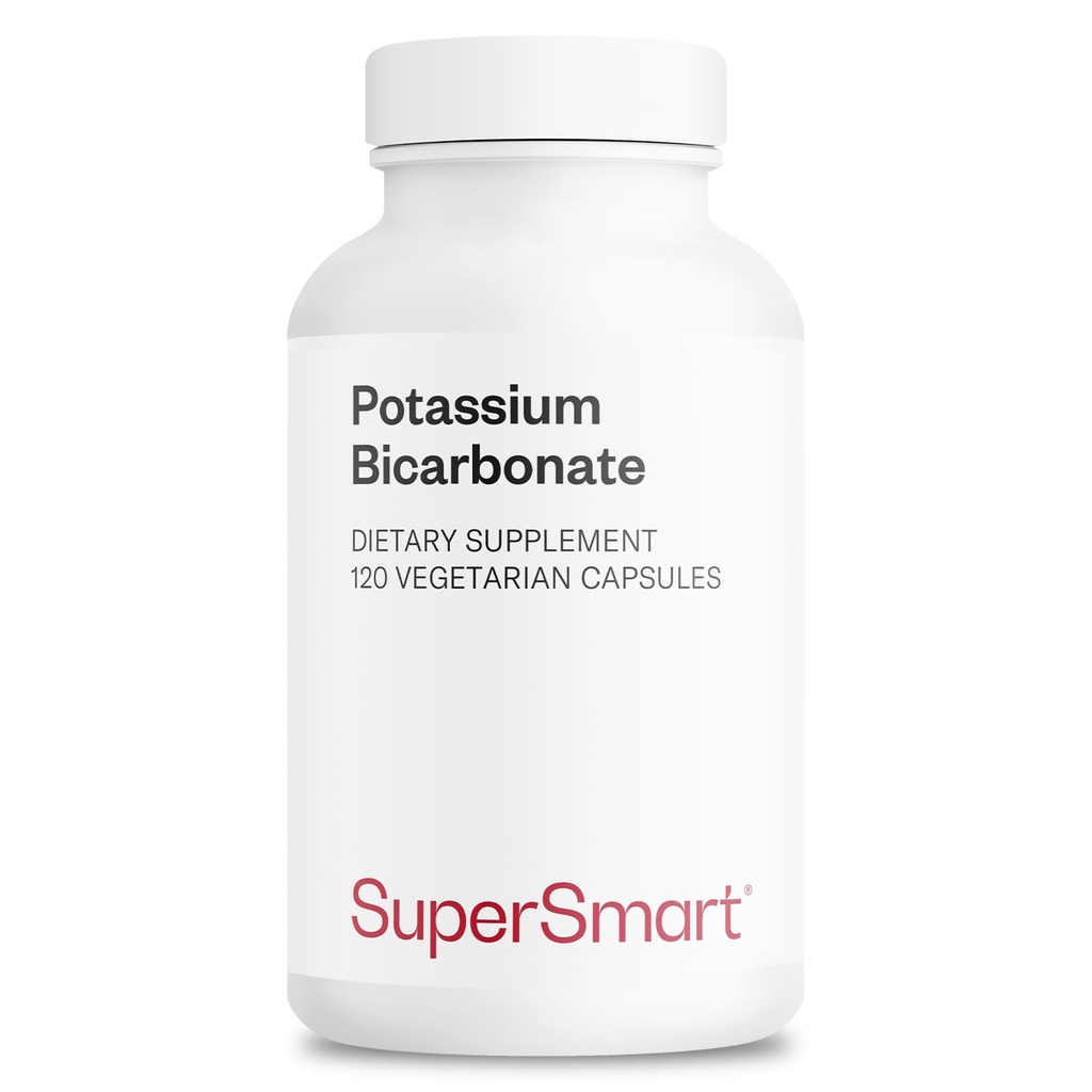 スーパースマート - 1日あたりの炭酸カルシウム5400mg(高用量) - 電解鉱物 - 酸ベースのバランスpH - 心臓、筋肉、神経の健康 | 非GMO&グルテンフリー - 120ベジタリアンカプセル