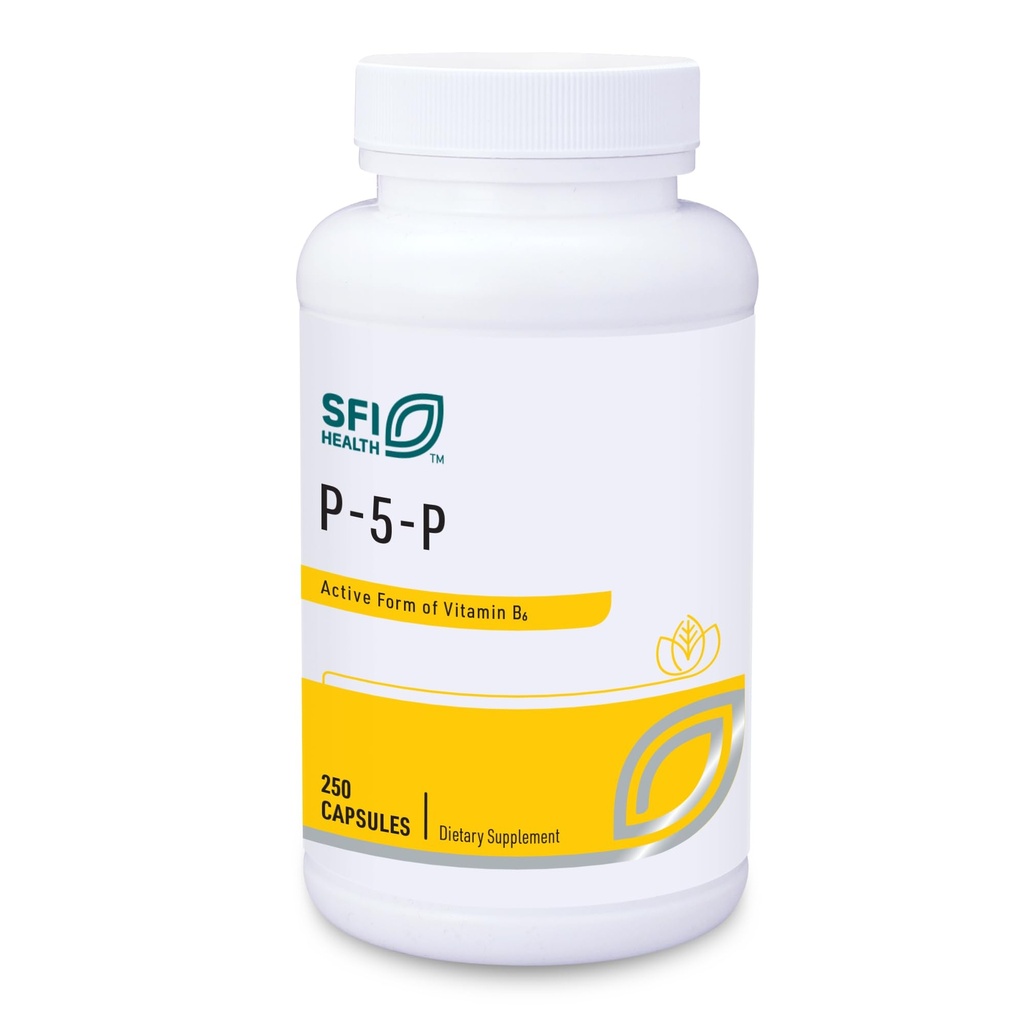 Klaire Labs SFI Health P-5-P - メタボリック&肝臓サポート、ハイポアレルゲン(100カプセル)用ビタミンB6ピリドキサール-5-Phosphateの30ミリグラム