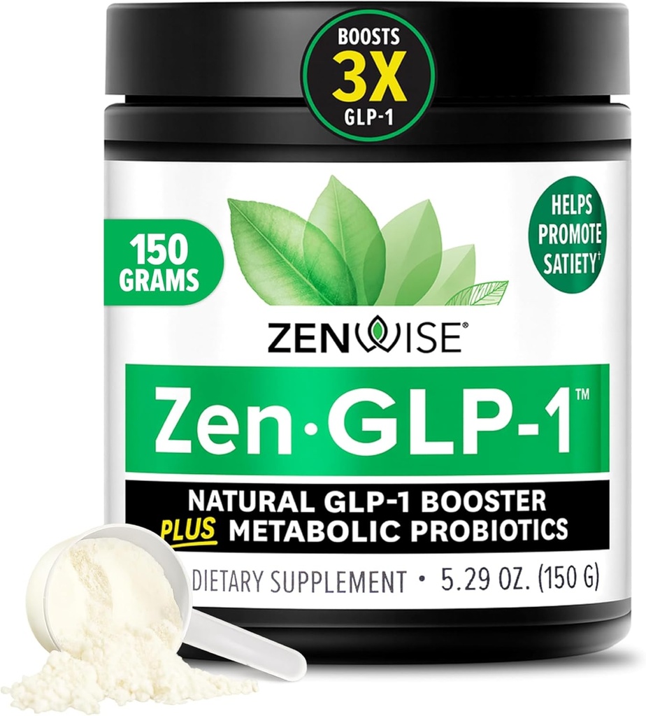 Zenwise Health ZenGLP-1、Metabolic ProbioticsとNatural GLP-1は、HungerとCravingsを制御し、ダイジェストヘルスをサポートするのに役立ちます - 女性と男性のためのGLP-1サプリメントサポート - 15日間のサービング