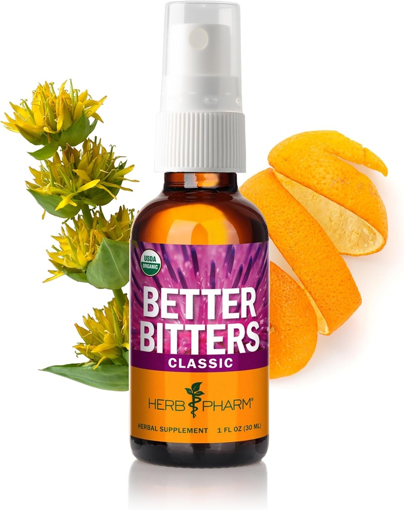 Herb Pharmのよりよいビターは有機性消化器、Absinthium、1のOunceを証明しました