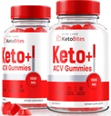 rize labs - Keto Bites ACV Gummies for Advanced Weight Loss, All Natural Apple Cider Vinegar Supplement (120グミー)