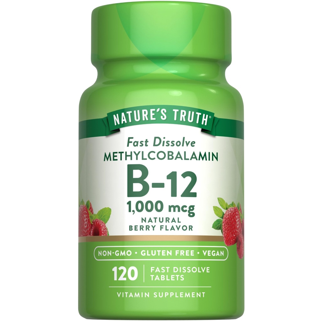 自然の真理 B12 ビタミンの皮下タブレット | 1000 mcg | 120 カウント | 完全菜食主義者の、非GMO及びグルテンフリー