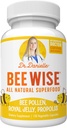 Dr. Danielle's Bee Wise - Bee Pollen サプリメント - Bee Well with Royal Jelly, Propolis, Beepollen in 4 デイリービーポーレンカプセル