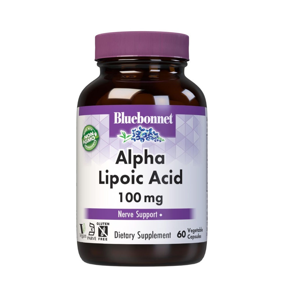 BLUEBONNET NUTRITION ALPHA LIPOIC ACID 100 の mg