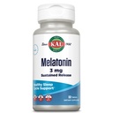 KALのMelatonin 3mgの持続的な解放の睡眠の援助、Melatoninの補足は健康な弛緩、カルムの感じおよび適切な睡眠周期、w/加えられたビタミンB6、ビーガン、グルテンフリー60のサーブ、60のタブレットを支えます