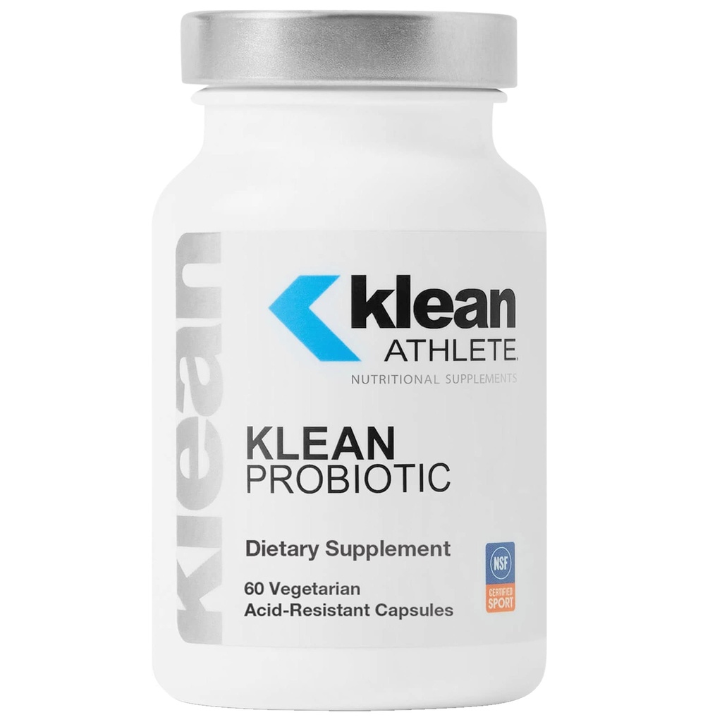 Klean Athlete Klean Probiotic | 免疫システムと消化器系全般の健康を支える安定プロバイオティクス | NSFスポーツ認定 | 60 ベジタリアン酸耐性カプセル