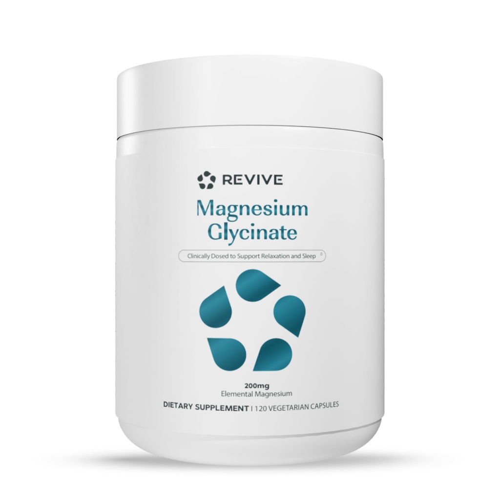 Revive MDの純粋なマグネシウムのGlycinate 200mg -弛緩のための高い吸収の補足、圧力救助、睡眠及び記憶サポート–強い骨、健康なNerve及び筋肉機能(60のサービング)を促進します