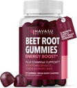 Beet Root Gummies with COQ10 & Pomegranate - Nitric Oxide Supplement for Men and Women - Beetroot for Endurance, Performance, Recovery - Vegan, Non-GMO, Gluten Free - Mixed Berry Flavor, 120 Count